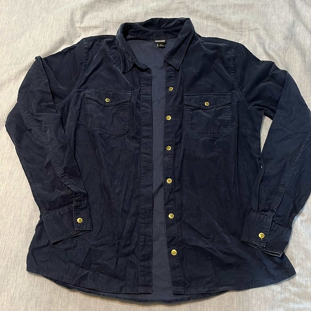 Patagonia corduroy button up shirt